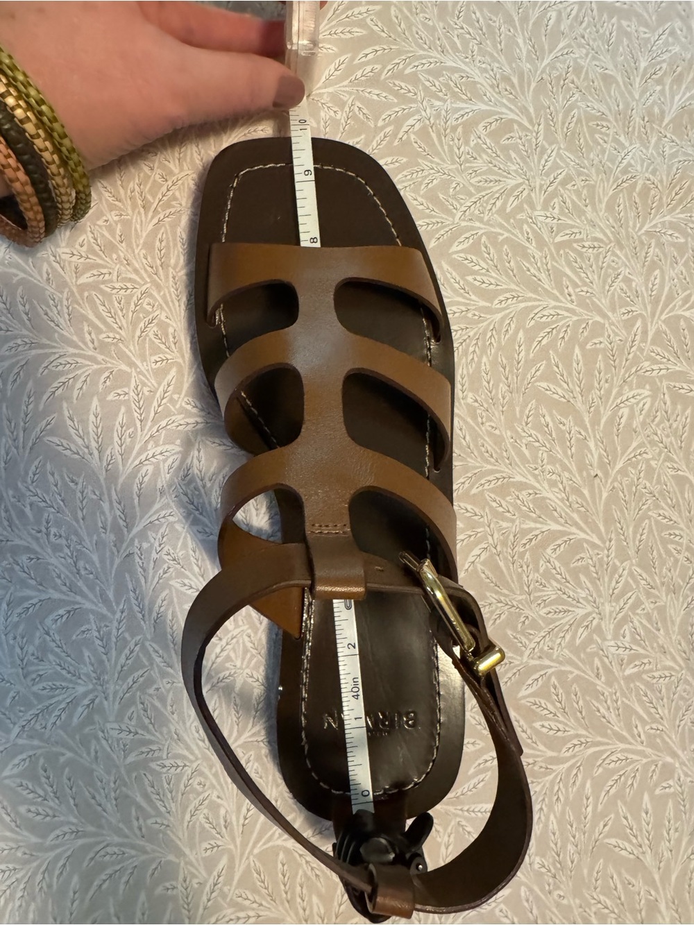 Alexandre Birman Brown Leather Strappy Ankle Buckle Sandals - Picture 7 of 8